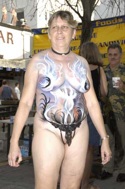 Body Painting 2005 photo - Duval Street, Key West